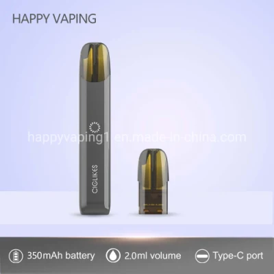 Penna vaporizzatore ad alte prestazioni Ciglikes all&prime;ingrosso Happy Vaping Nano Ceramic E cartucce per sigaretta in ceramica e per sigaretta