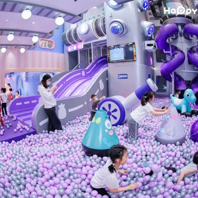 2, 500 m2 di Dynamic Play Park, soluzioni rivoluzionarie per il parco giochi al coperto su misura