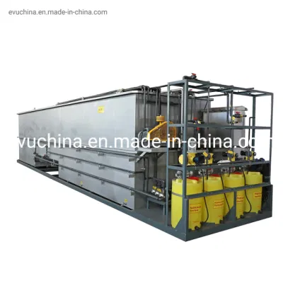 Con serbatoio di sedimentazione attrezzatura fango raschiatore acqua chiarificazione sistema DAF Con tramoggia per fanghi