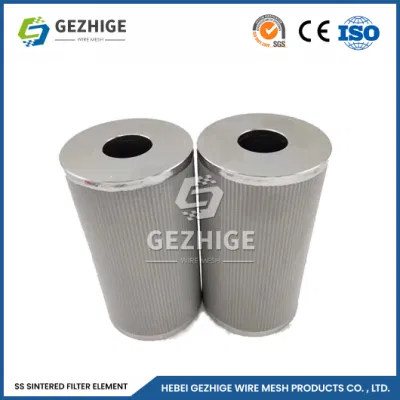 Gezhige Sinter Pous Metal Filter Produttori Sinter Square sintered Plastic Air Filtro 100 micron sinterizzato Cina 304 316L filtro in acciaio inox Cartucce