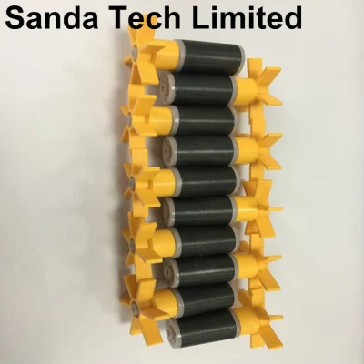 Gruppo magnete rotore in ferrite sinterizzata con nucleo a manicotto per varie pompe, motore c.c. brushless