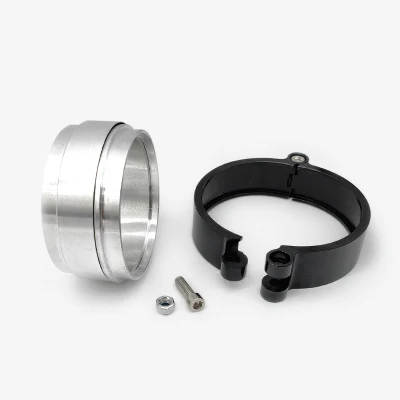 Kit di morsetti a V universali senza perdite da 4&quot;/102 mm a rilascio rapido in alluminio