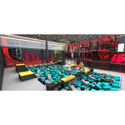 Bambini Adulti fantastico tema Trampoline Park attrezzature per il parco giochi al coperto