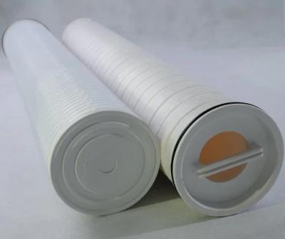 Filtro industriale pieghettato ad alta portata per terreni in PP ad alte prestazioni da 40&quot; Cartuccia