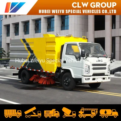  JMC veicolo spazzatrice stradale Cina 5tonnellate diesel Deputy Engine Road Pulizia spazzatrice per camion