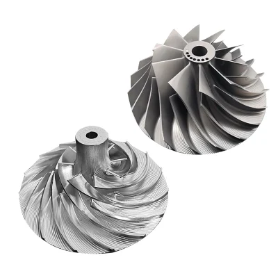 Uns N08825 2.4858 pressofusione in lega di titanio a 5 assi Ruota del turbocompressore forgiata