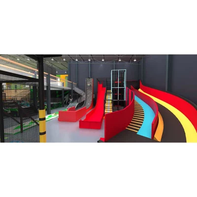 Bambini Adulti fantastico tema Trampoline Park attrezzature per il parco giochi al coperto