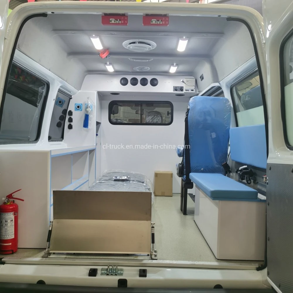 China Brand Jmc Diesel Transport and Ward-Type Ambulance for Sale