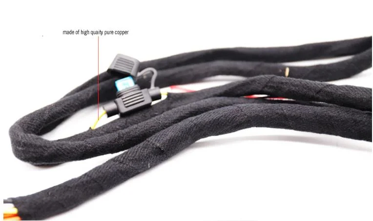 Professional Wire Assembly Manufacture Car Electronics DSP Cable Amplifier Wiring Harness for Vm, Peugeot, BMW, Bens