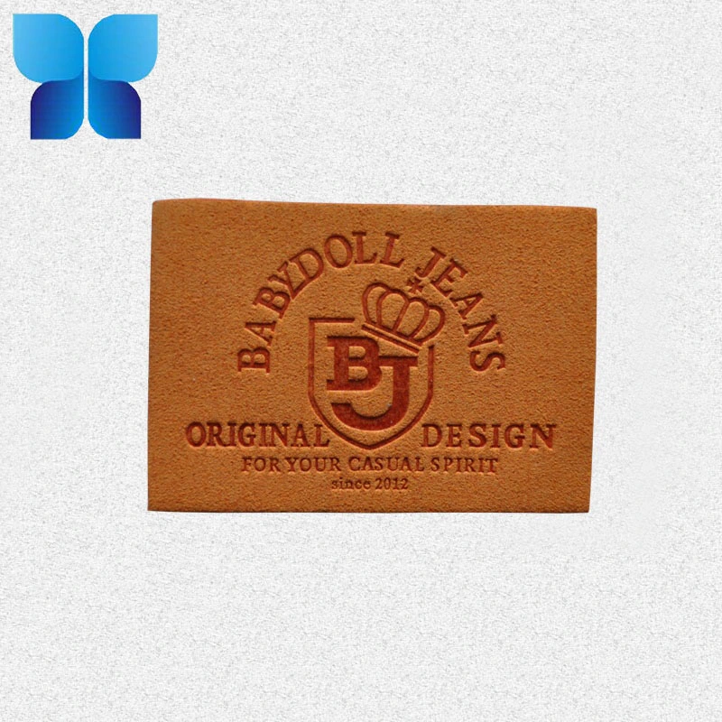 Hot Sell Brand Logo PU Custom Leather Patch for Garment