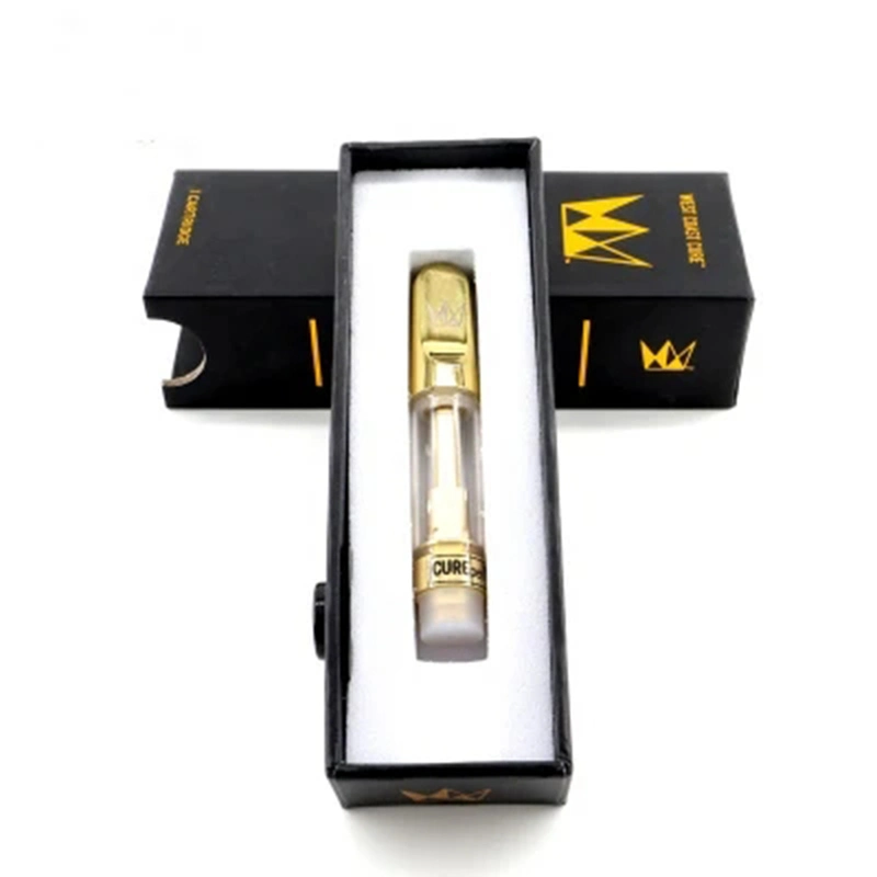 Wholesale OEM ODM 0.5ml 1.0ml 0.5g 1g 510 Empty Vape Pen Live Resin Rosin Vortex Ikrusher Avd Lead Heavy Metal Free Glass E Cigarette Cartridge