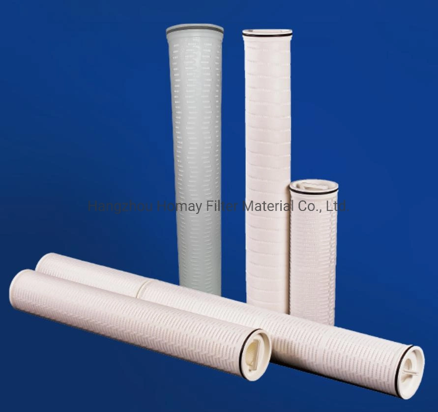 High Performance PP Media 40&quot; High Flow Pleated Industrial Filter Cartridge