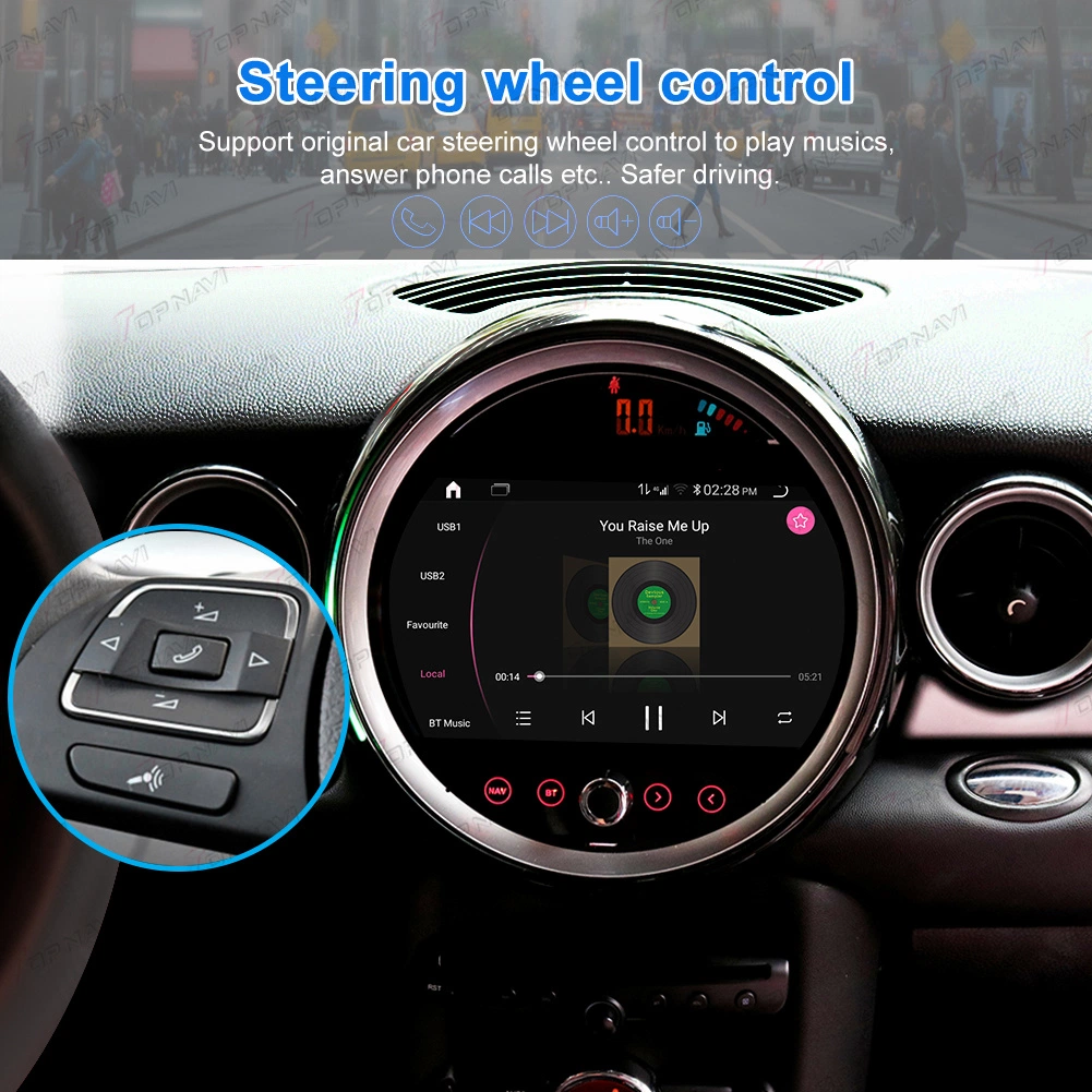 Android Car Radio Video for BMW Mini Cooper R60 2007 - 2010 with WiFi Wireless Carplay Auto DSP Audio Amplifier