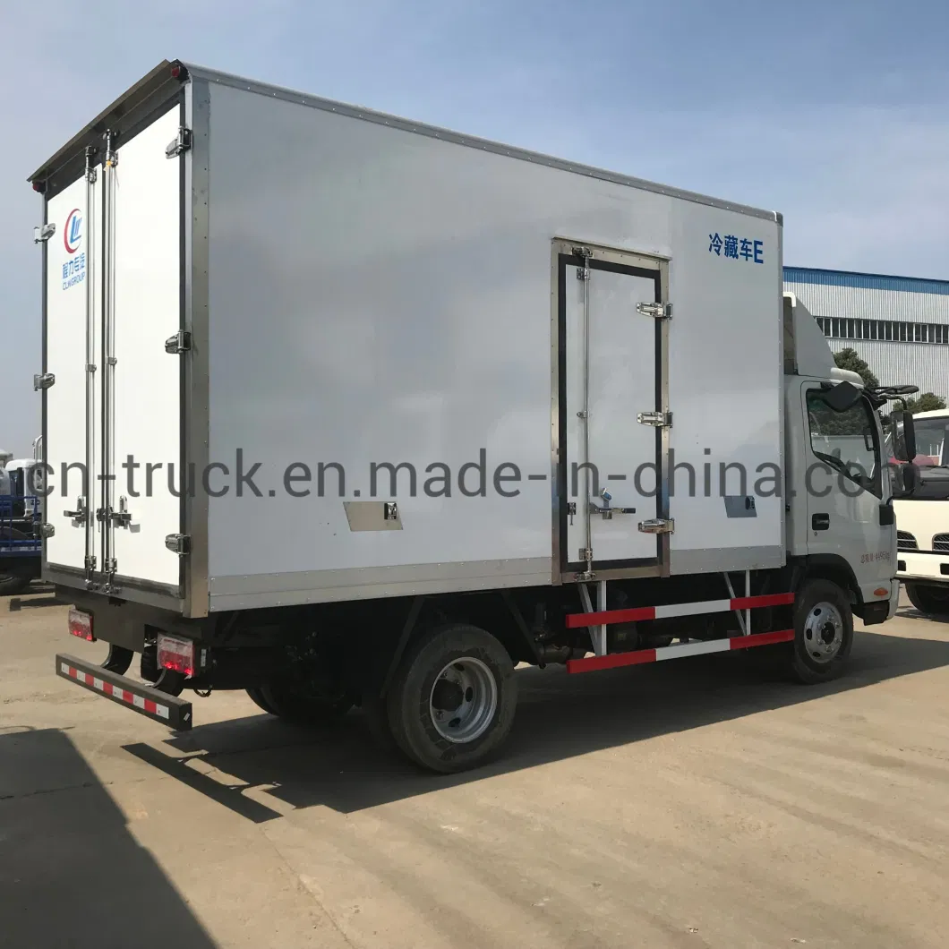 China New Jmc 3t 4ton Refrigerated Van Freezer Van Reefer Truck