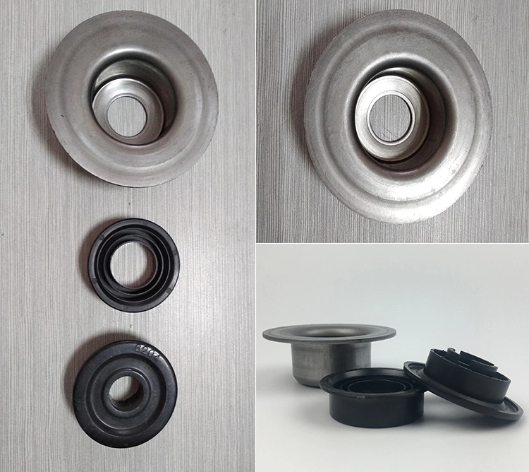 China 1688 Supplied Deep Groove Ball Bearing Housing with Plastic Inner Seals Metal Cover