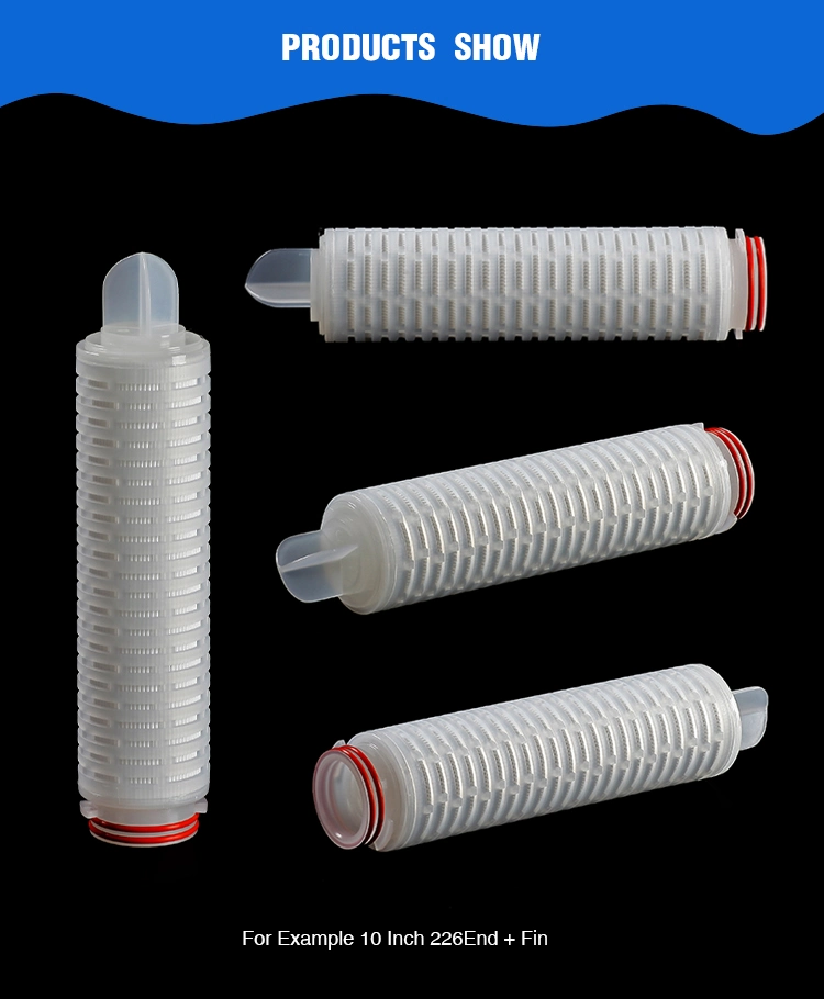 High Performance 10 Inch PP Micron Pleated Filter Cartridge Darlly