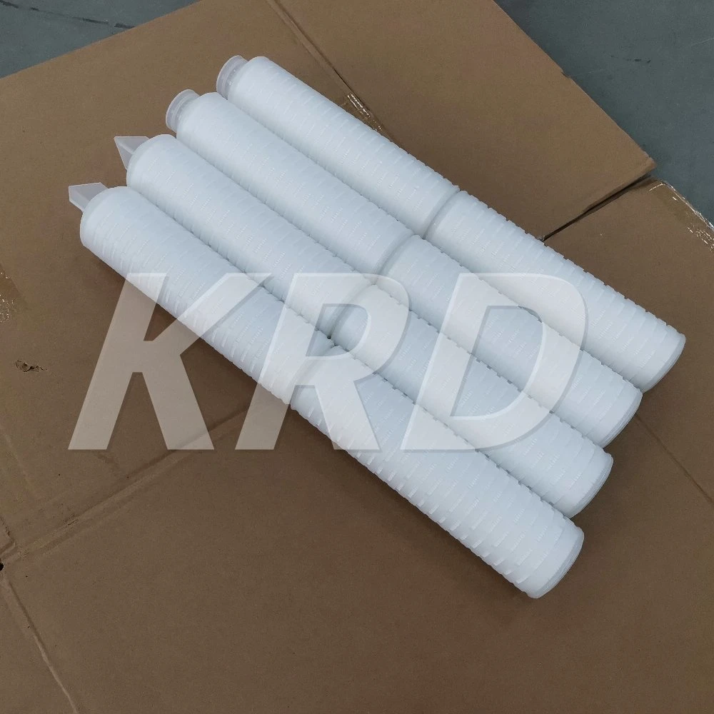 Krd High Performance Industrial PP Pleated Membrane 0.2 Micron Filter Cartridge