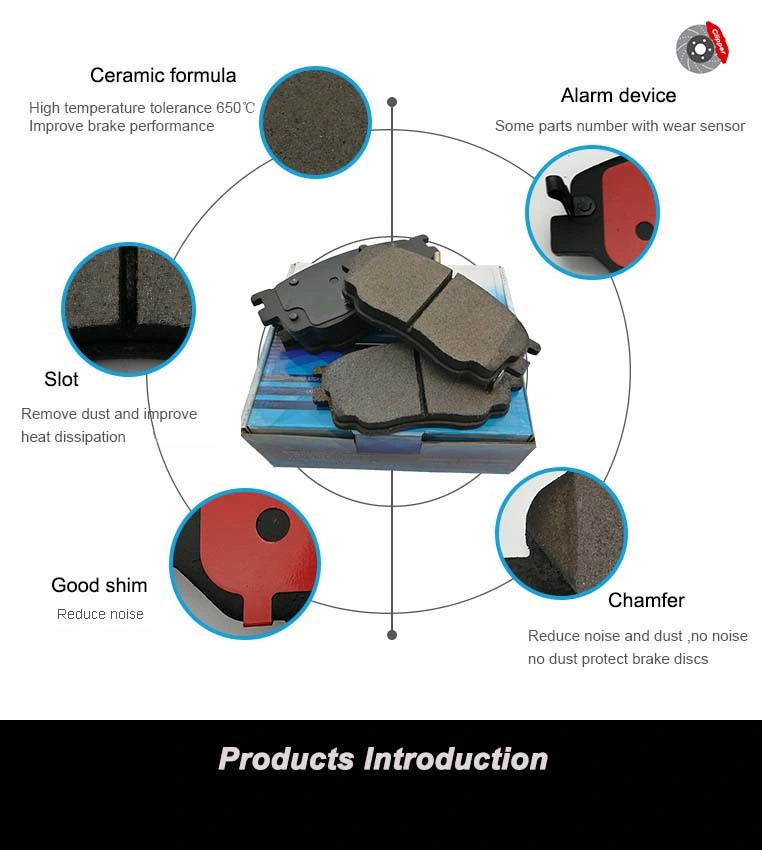 High Performance Manufacturer Noise Free Durable Ceramic Brake Pad D1539 for Subaru Brz Forester Impreza Legacy Toyota Gt86