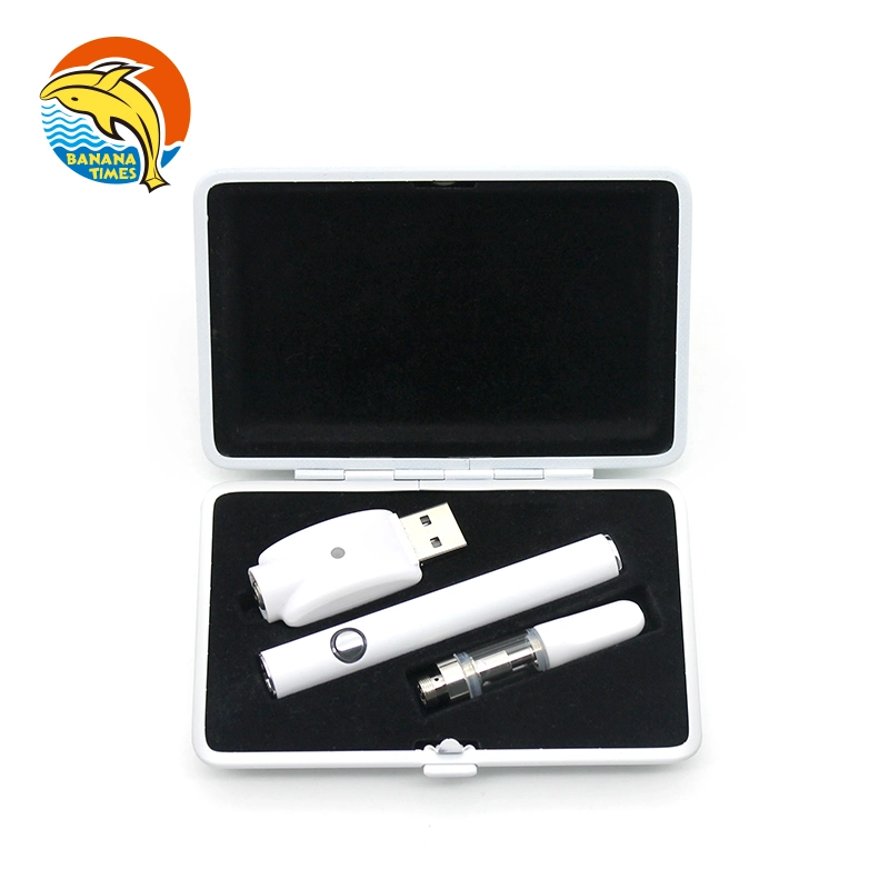 OEM/ODM Factory Wholesale 510 Ceramic Coil 1ml Ceramic Tip Vape Pen Cartridge in Gold