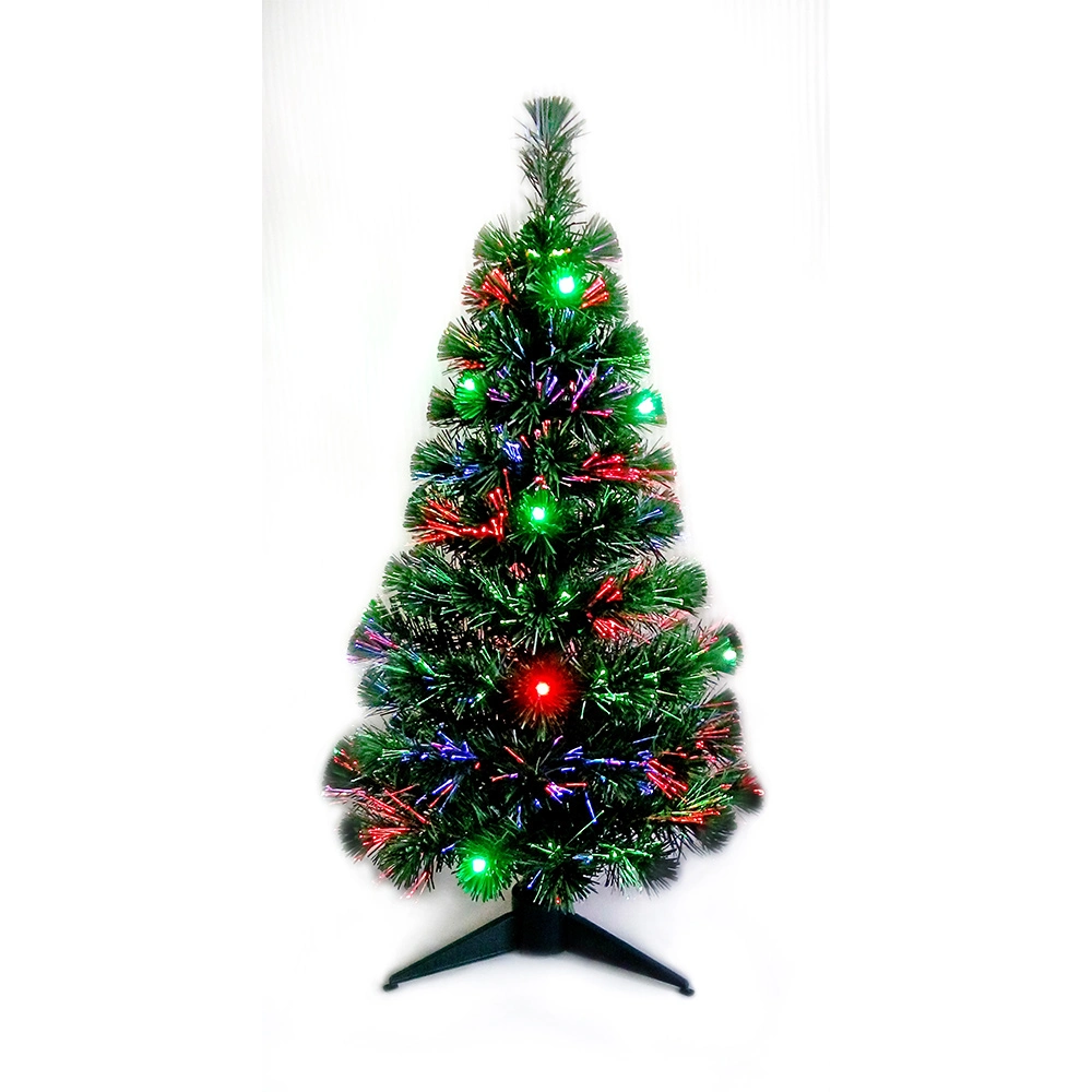 Factory Wholesale Small Artificial Christmas Trees 36&prime;&prime; Classic Fiber Optic Tree