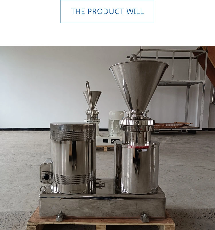 Manufacturer&prime; S Multiple Specifications Peanut Sesame Food-Grade Horizontal Colloid Mill