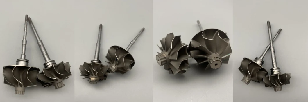 713 718 Automotive Casting 5-Axis CNC Aluminum High Temperature Wax Film Nickel Alloy Stainless Steel/Nickel Alloy Turbocharger Impeller Turbocharger