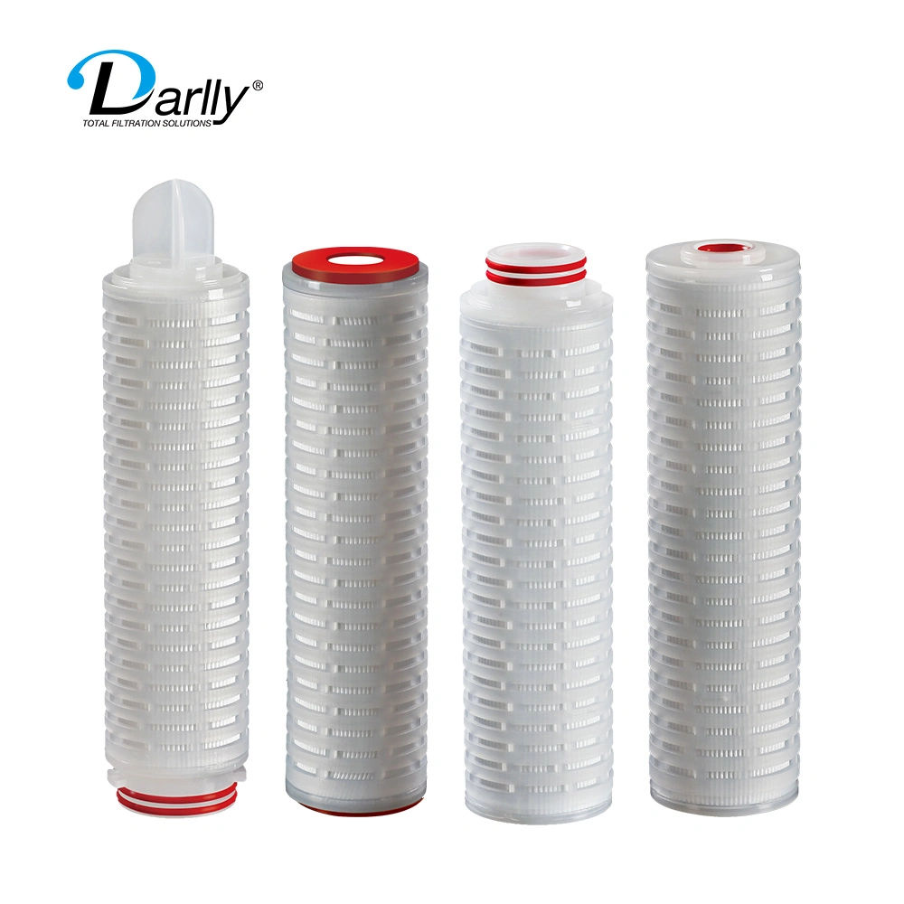 Darlly Bge High Performance Polypropylene (PP) Micron Pleated Filter Cartridge for Wine/Beer/Water/Beverage Filtration Code7