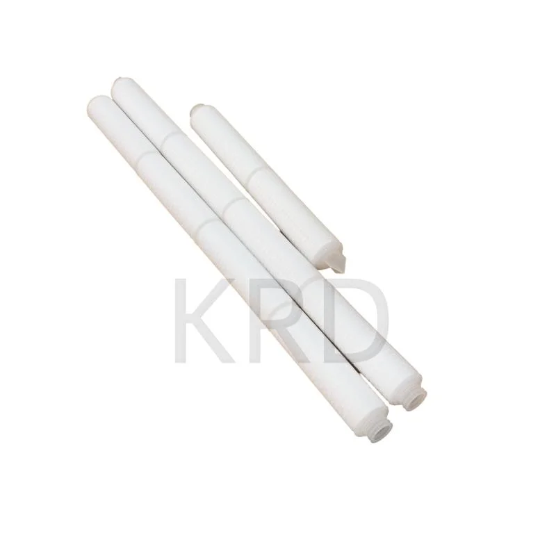 Krd Chinese Manufacturer 20 Inch 1 Micron Pes Micro-Pore Membrane Pleated Filter