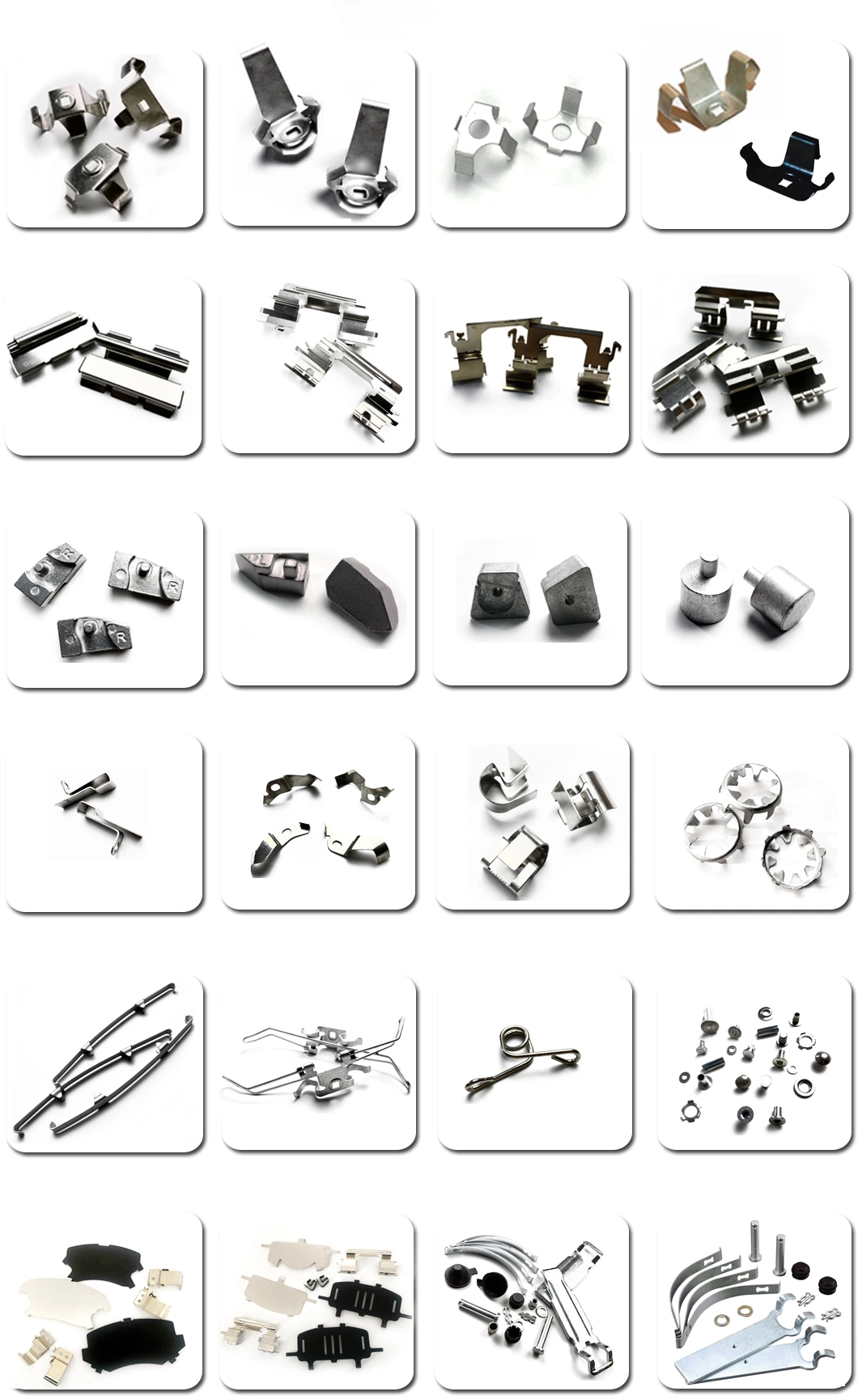 OEM Manufacturer of Metal Machining Brake Pad Stamping Parts Repair Kits D1453