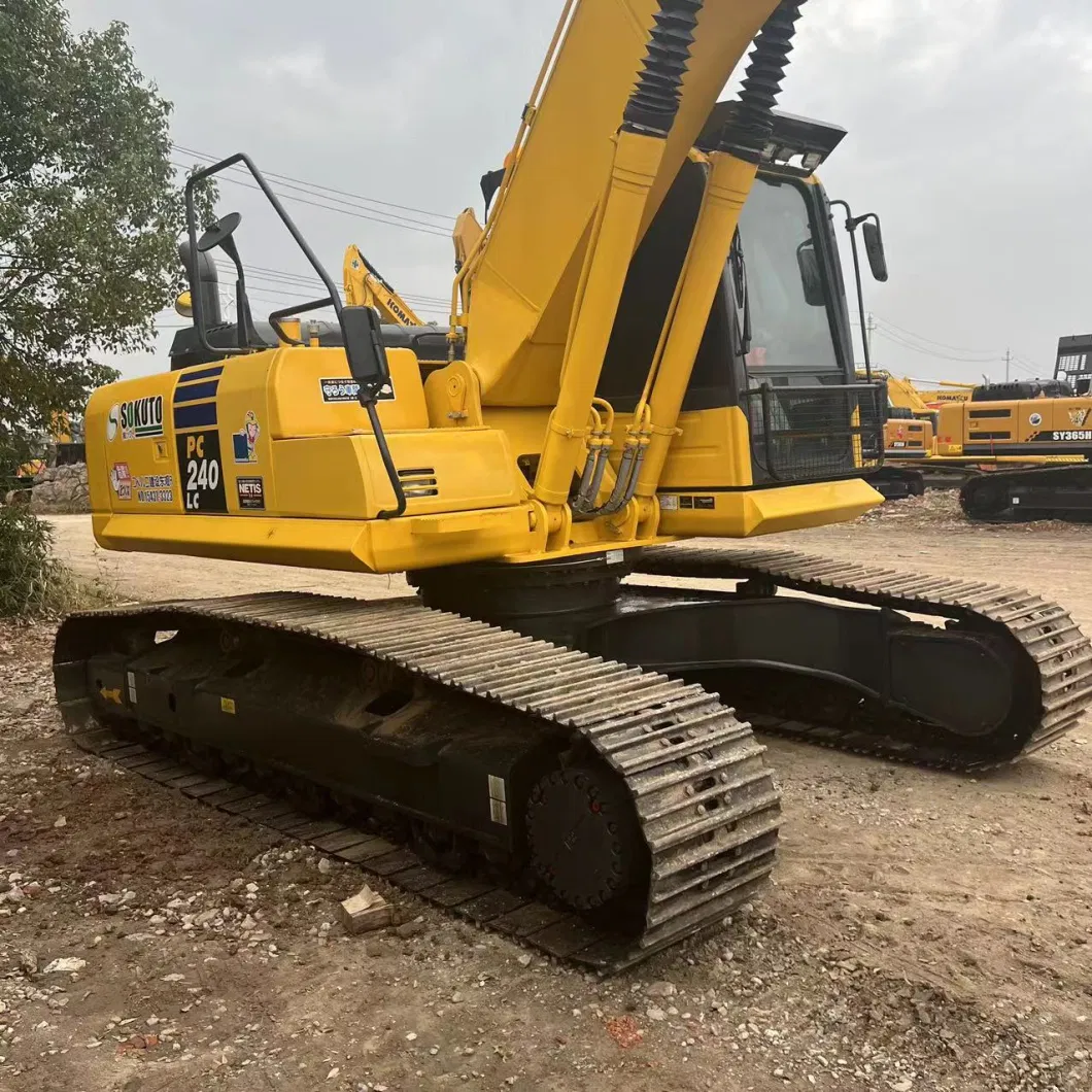 Used Mechanical Medium Crawler Komatsu Excavator PC240