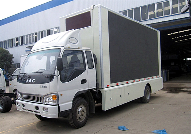 Factory Supply JAC Digital Billboard Hydraulic Lifting LED Advertising Truck