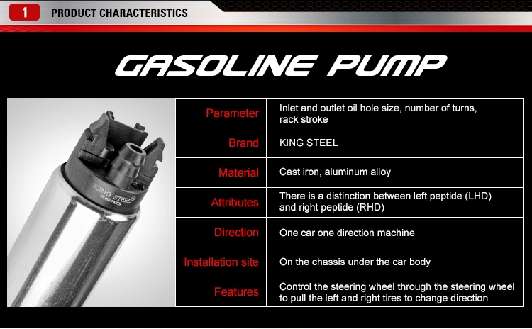 Kingsteel Factory Price Auto Spare Paets High Pressure Car Engine Electric Fuel Pump for Toyota Nissan Mitsubishi Honda Hyundai KIA Suzuki Bomba De Combustible