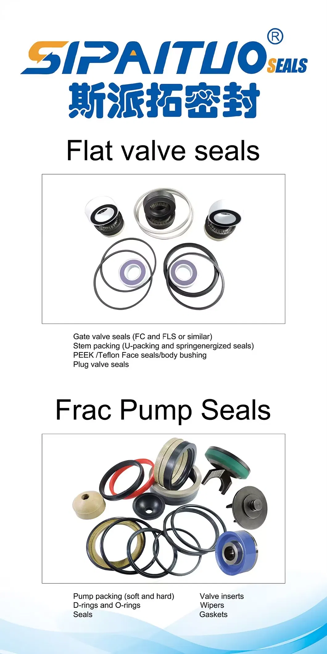 Flow Control Spm/Fmc Plug Valve Repair Seal Kits Supplier