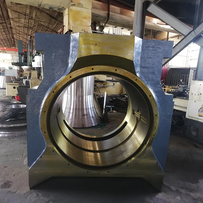 High Quality Stainless Steel Long Using Life Cement Non Standard OEM Large Casting Iron Cement Mill Bearing Chock Rotary Kiln Steel Bearing Housing