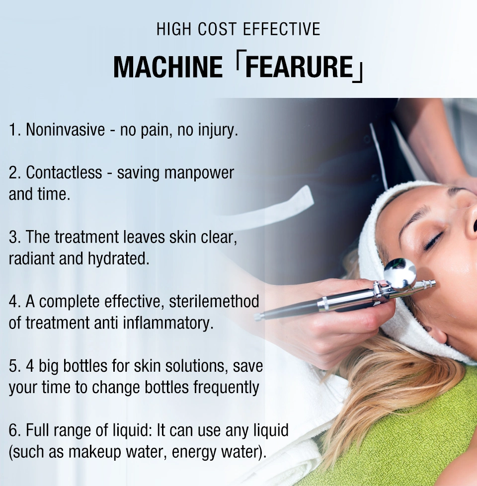 Factory Price Skin SPA Hydro Dermabrasion Korea Aqua Peeling Oxygen Facial Machine with Bio Photon