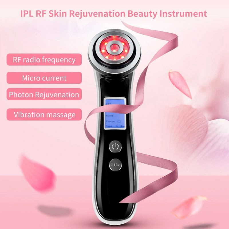 China Factory New Portable Radio Frequency Face Lift Device LED Photon Multifunctional Beauty Salon Equipment