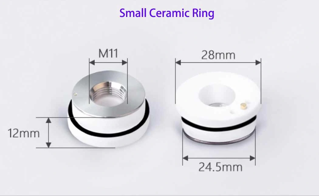 Laser Equipment Parts Nozzles Protective Lens Ceramic Rings for Metal Fiber Cutting Machine