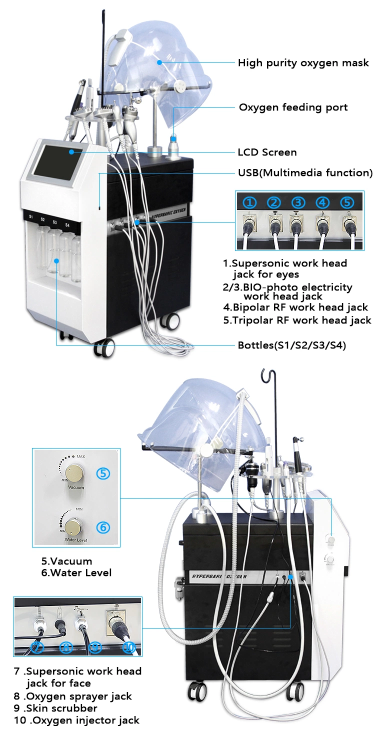 Chinese Manufacturer 10 in 1 Oxygen Machine for Sale