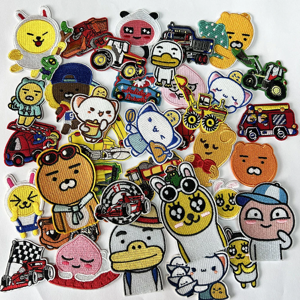 Self-Adhesive Embroidered Patches Permanent Peel and Stick Fabric Repair Patches for Clothing