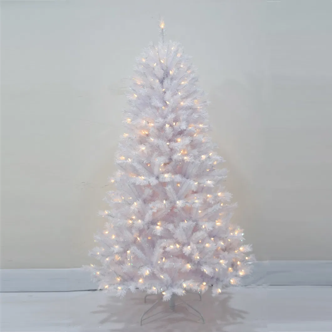 20 Years Factory Wholesale 180cm/210cm Artificial White PVC Christmas Tree