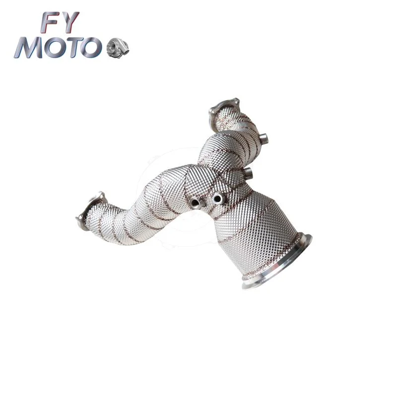 China Factory Audi S5 Catless Heat Shield Exhaust Downpipe