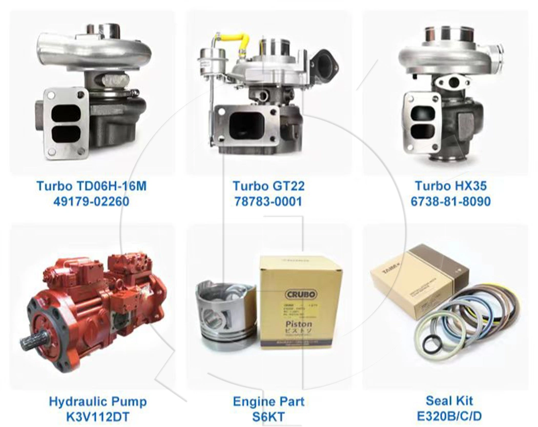 49179-02300 Diesel Engine Manufacturer 3066 S6kt Turbo Turbocharger for 320b