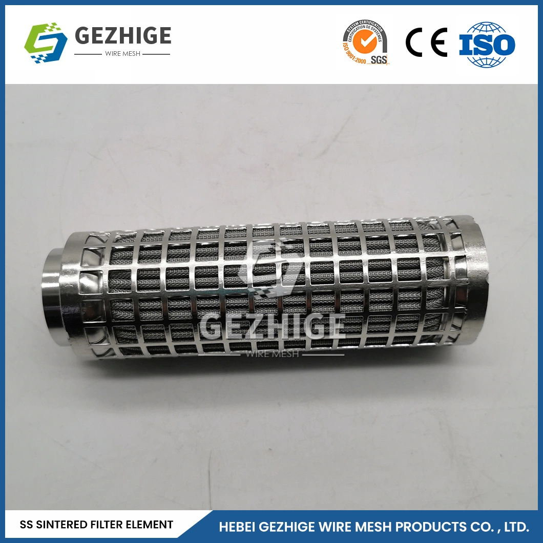 Gezhige Dust Filter Cartridge Manufacturers Rectangle Multi Layers Sintered Mesh Filters China Sintered Ss Steel Wire Mesh Industrial Filter Cartridges