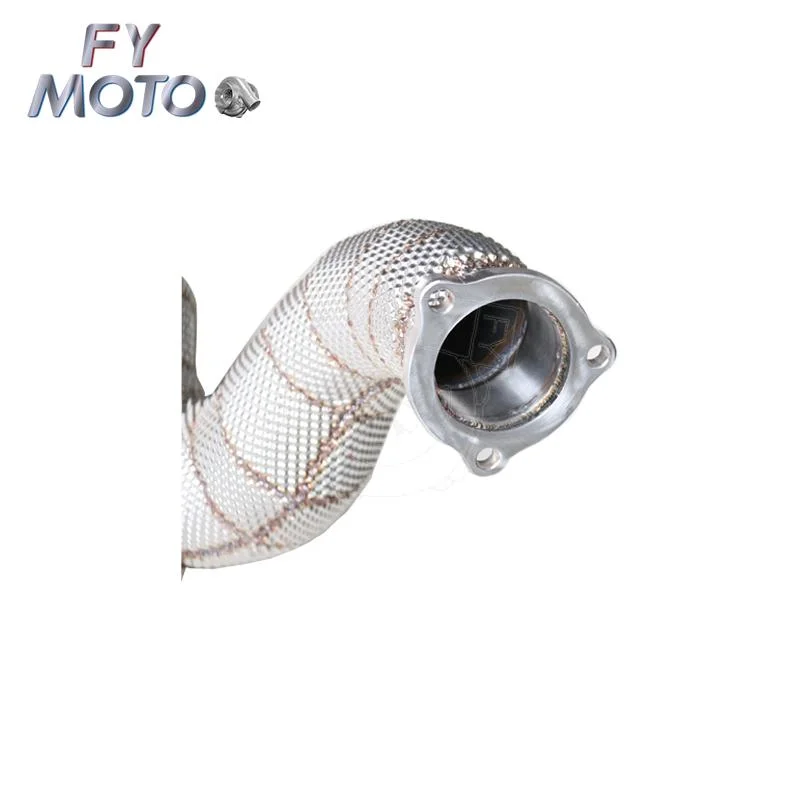 China Factory Audi S5 Catless Heat Shield Exhaust Downpipe