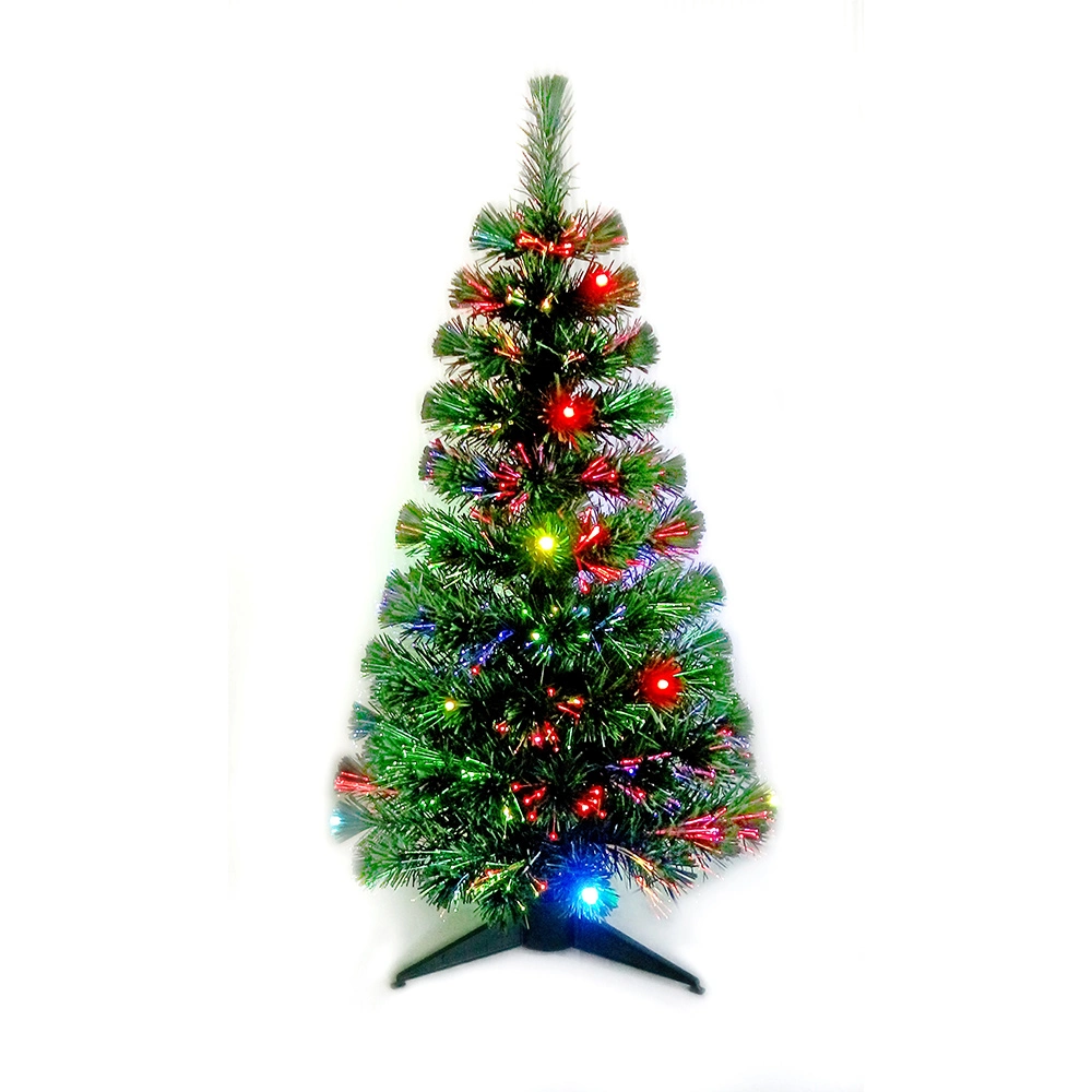 Factory Wholesale Small Artificial Christmas Trees 36&prime;&prime; Classic Fiber Optic Tree