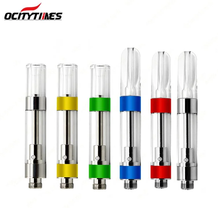 High Cost Performance Safety Plastic Empty 0.5ml 1ml Disposable 510 Vape Cartridges for D8 Oil