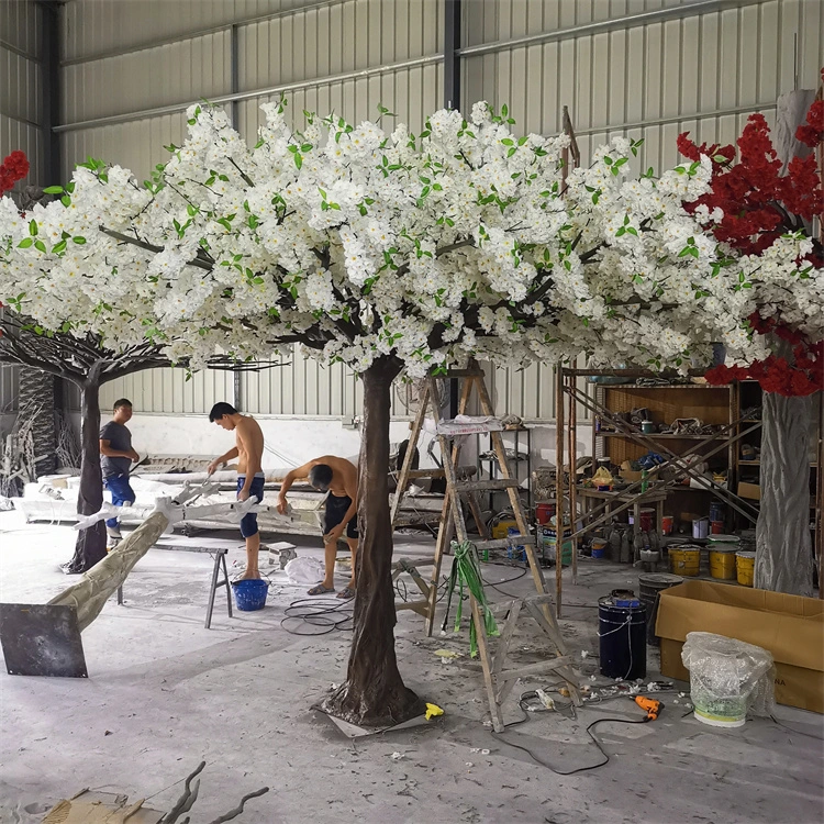 Factory Hot Sale Free Sample Large Fake Wood Tree Artificial Cherry Blossom Tree for Home Decoration