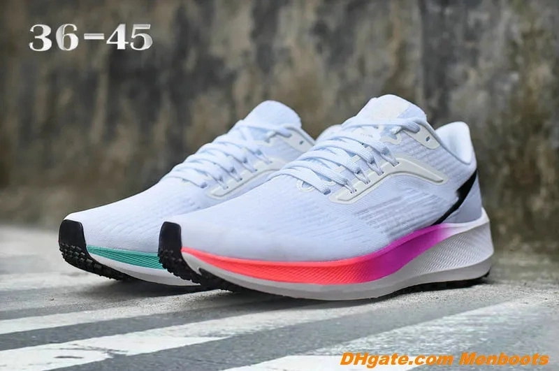 New Air Zoom Pegasus 37 Casual Shoes Mens Women Max 38 39 Le Greedy Be True Triple White Midnight Black Navy Chlorine Blue Ribbon Green Wolf Grey Designer Sport