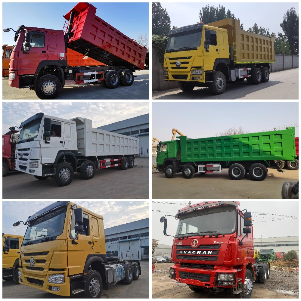 8*4 Used Tipper HOWO Trucks Dump Truck Volquete 12 Wheel Camion Sinotruk