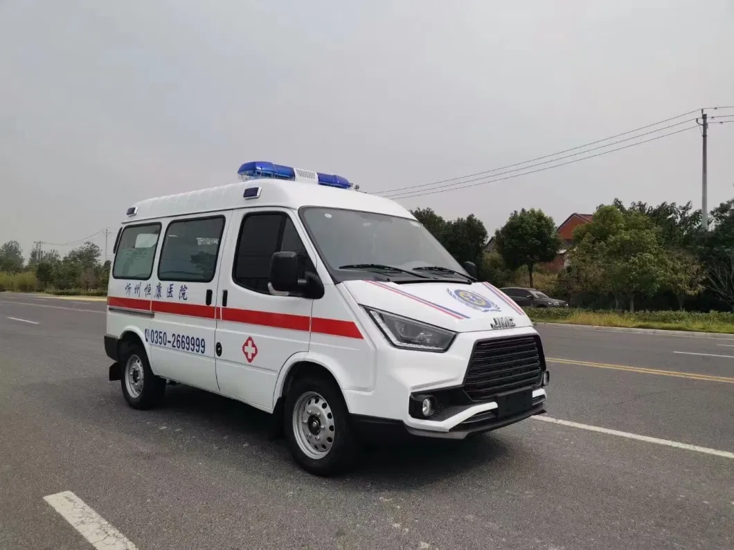 Jmc China Automatic ICU Hospital Patient Transport Medical Rescue Ambulance